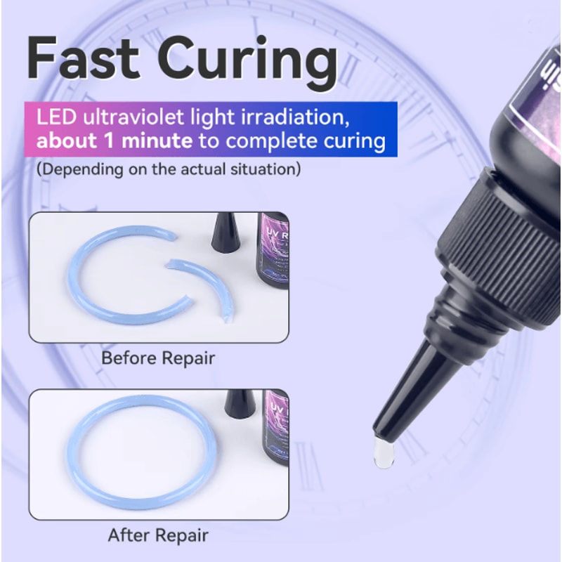 UV Resin Glue For Jewelry Making Clear Fast Curing Epoxy 1