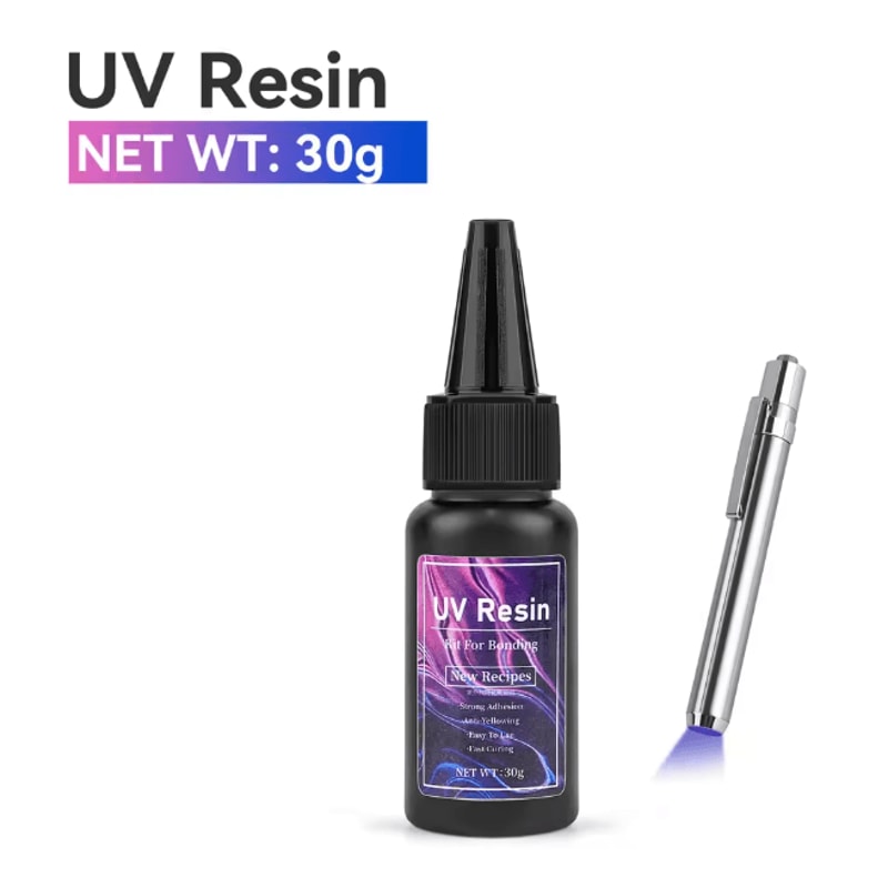 UV Resin Glue For Jewelry Making Clear Fast Curing Epoxy 7