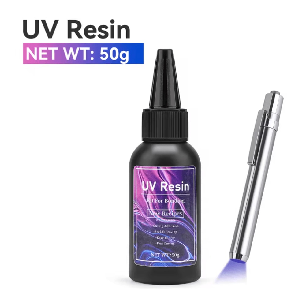 UV Resin Glue For Jewelry Making Clear Fast Curing Epoxy 8