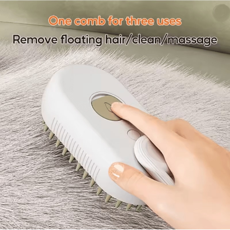 Pet Spray Massage Comb For Dogs And Cats Hair Removal Brush 3