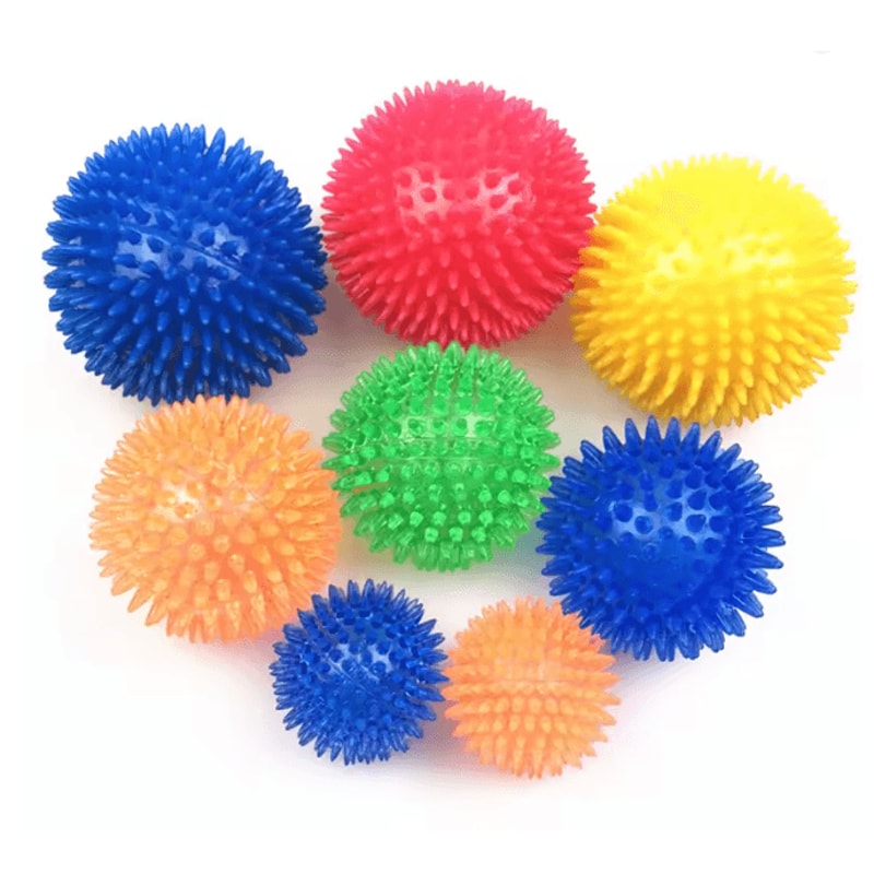 Squeaky Chew Ball Dog Toy For Teeth Cleaning And Training 2