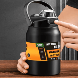 stainless steel thermal tumbler with straw for hot and cold drinks