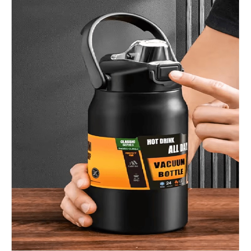 Stainless Steel Thermal Tumbler With Straw For Hot And Cold Drinks 0