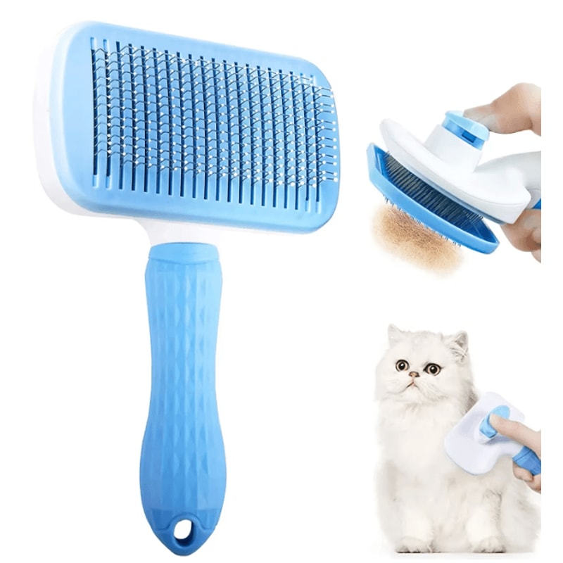 Dog Hair Remover Grooming Brush For Long Hair Dogs And Cats 0