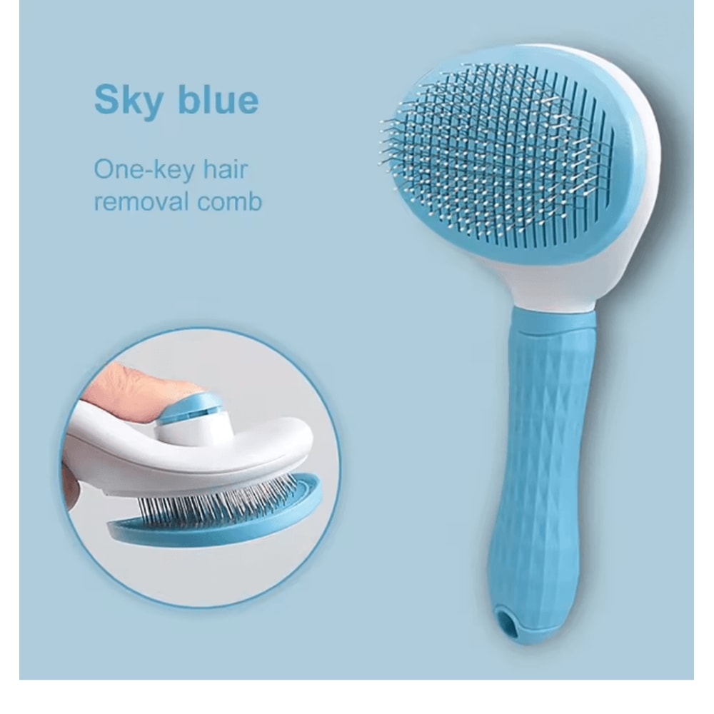 Dog Hair Remover Grooming Brush For Long Hair Dogs And Cats 3