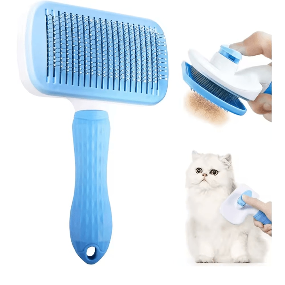 Dog Hair Remover Grooming Brush For Long Hair Dogs And Cats 6
