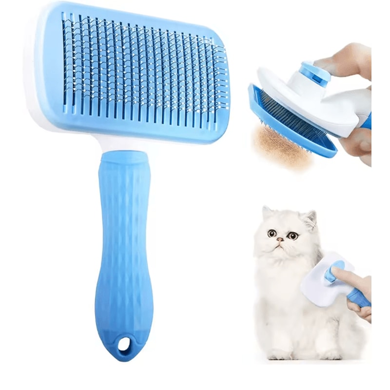 Dog Hair Remover Grooming Brush For Long Hair Dogs And Cats 6