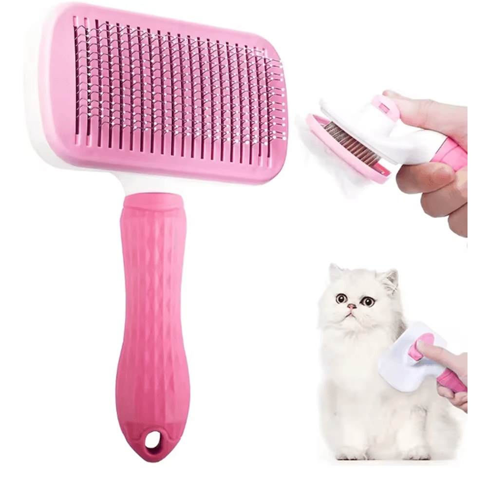 Dog Hair Remover Grooming Brush For Long Hair Dogs And Cats 7