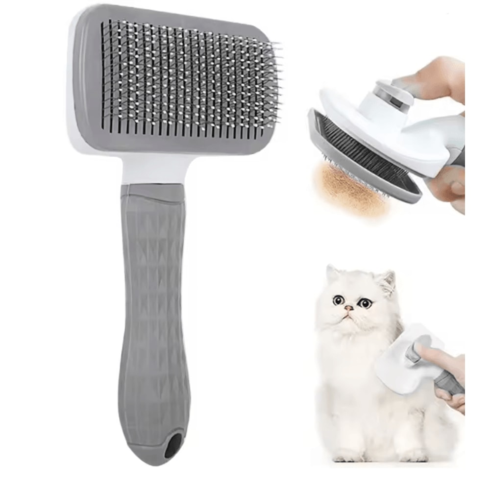 Dog Hair Remover Grooming Brush For Long Hair Dogs And Cats 8