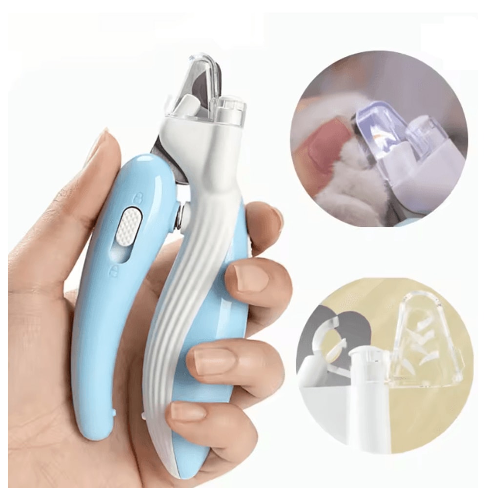 LED Pet Nail Clippers For Dogs And Cats Safe Grooming Trimmer 0