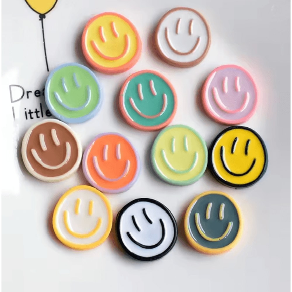 Cartoon Fridge Magnets Set Nordic Style Decorative Message Magnets 4