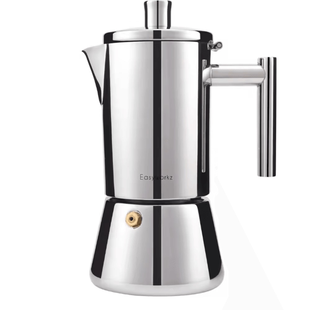 Stainless Steel Stovetop Espresso Maker Italian Moka Pot For Induction 3