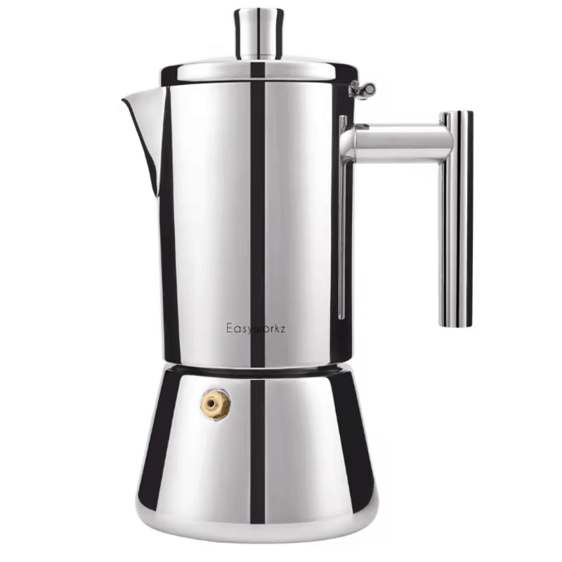 Stainless Steel Stovetop Espresso Maker Italian Moka Pot For Induction 5