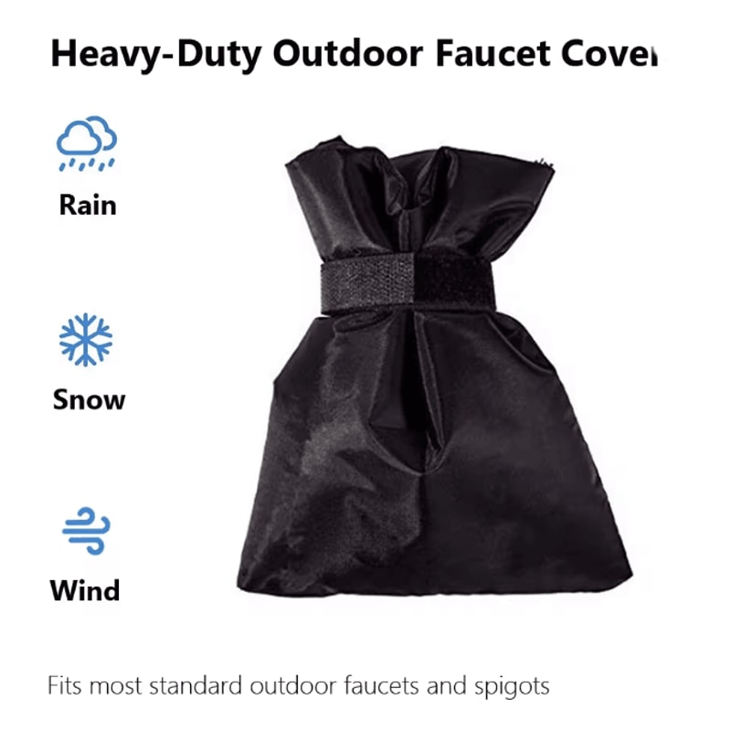 Outdoor Faucet Cover Winter Freeze Protection Garden Tap Insulator 1