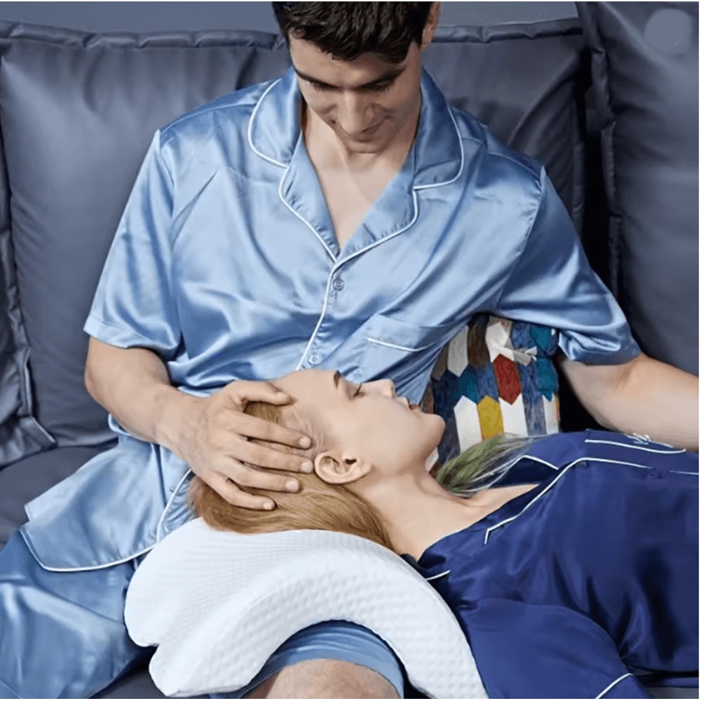 Memory Foam Arm Pillow Couple Sleeping Cuddle Support Pillow 3