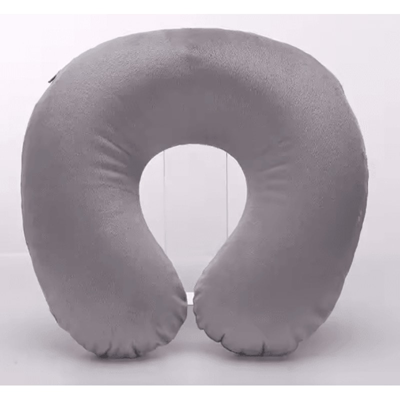 Inflatable U Shaped Travel Neck Pillow With Cervical Support 0