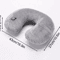 Inflatable U Shaped Travel Neck Pillow With Cervical Support 1