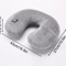 Inflatable U Shaped Travel Neck Pillow With Cervical Support 1
