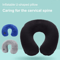 Inflatable U Shaped Travel Neck Pillow With Cervical Support 2
