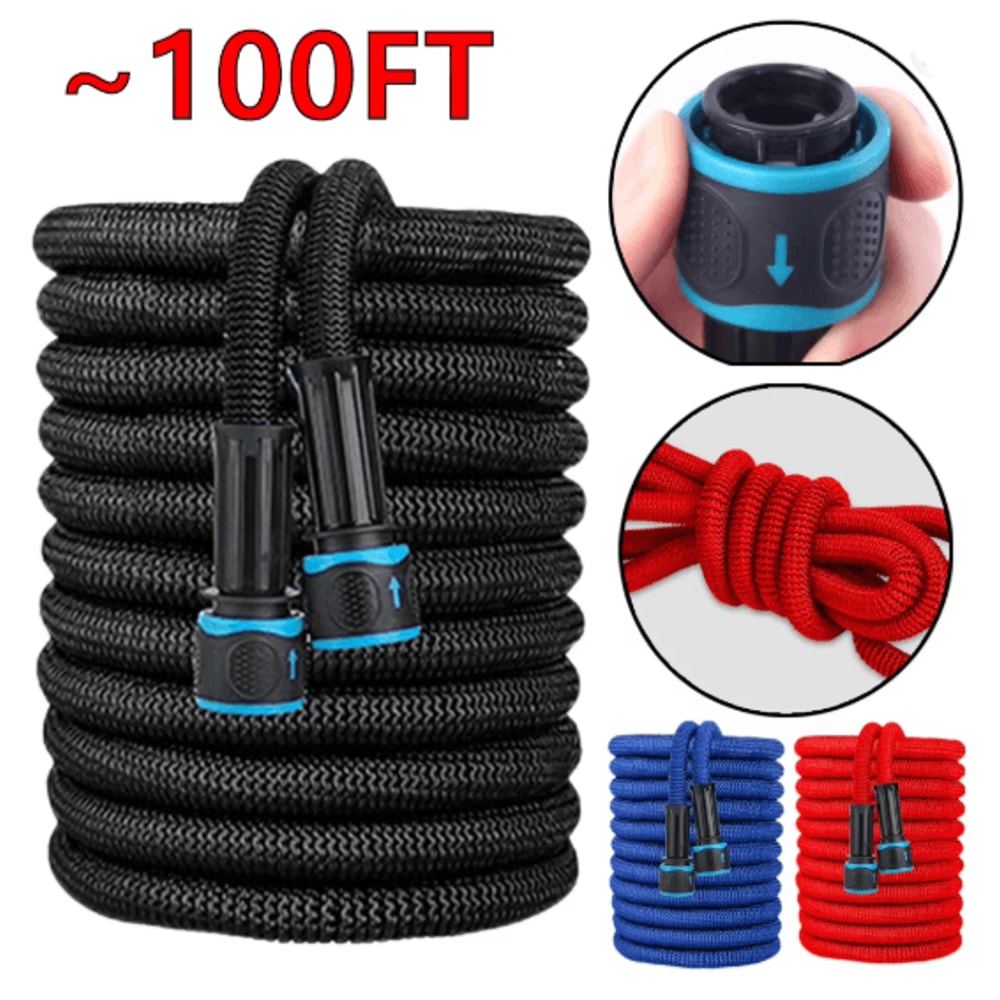 Expandable Flexible Garden Hose High Pressure Watering And Car Wash Hose 0