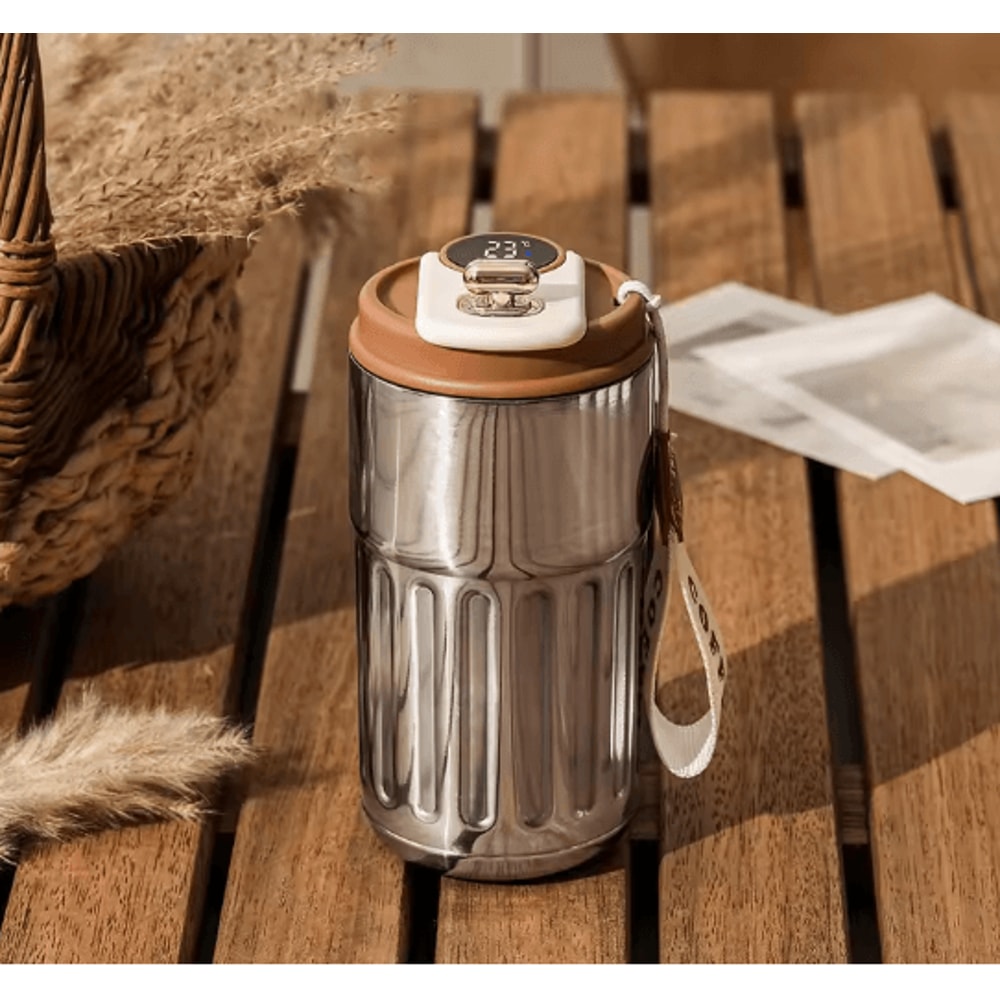 Smart Temperature Display Thermos Bottle Stainless Steel Vacuum Travel Mug 3