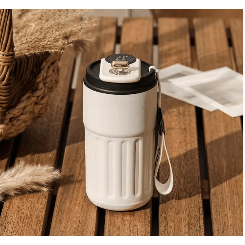 Smart Temperature Display Thermos Bottle Stainless Steel Vacuum Travel Mug 6