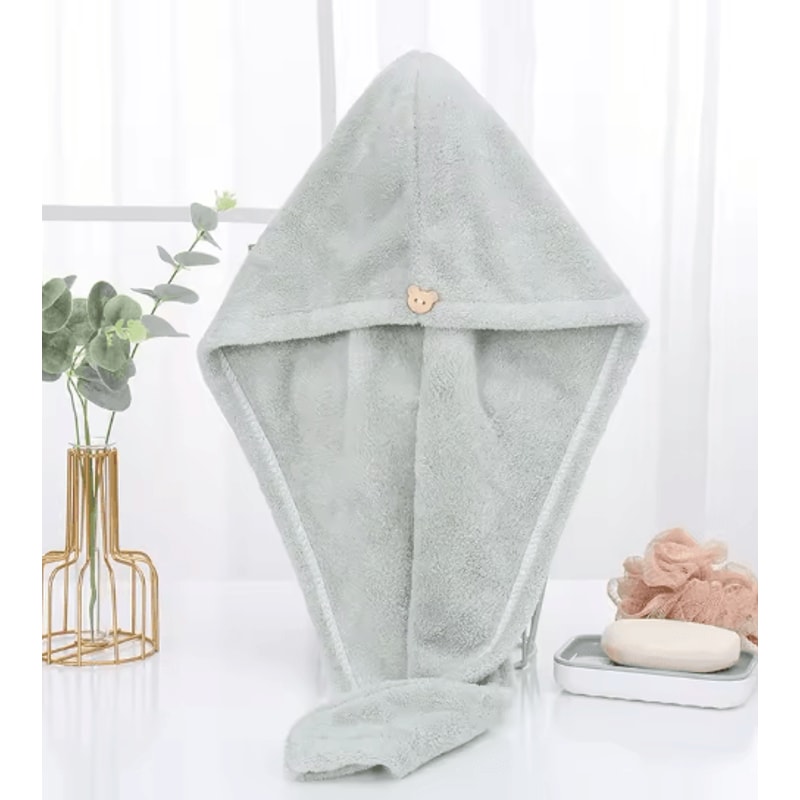 Microfiber Hair Towel Fast Drying Hair Wrap For Women 3