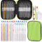 Complete Crochet Hooks Set Knitting Needles Kit With Storage Case 0
