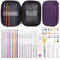 Complete Crochet Hooks Set Knitting Needles Kit With Storage Case 7
