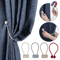 Magnetic Curtain Tiebacks Rope Buckles Set For Window And Bed Curtains 2