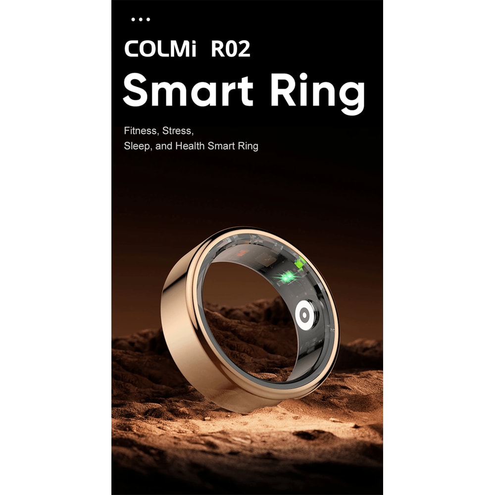 COLMI R02 Smart Ring Titanium Health Tracker With Multi Sport Modes 2