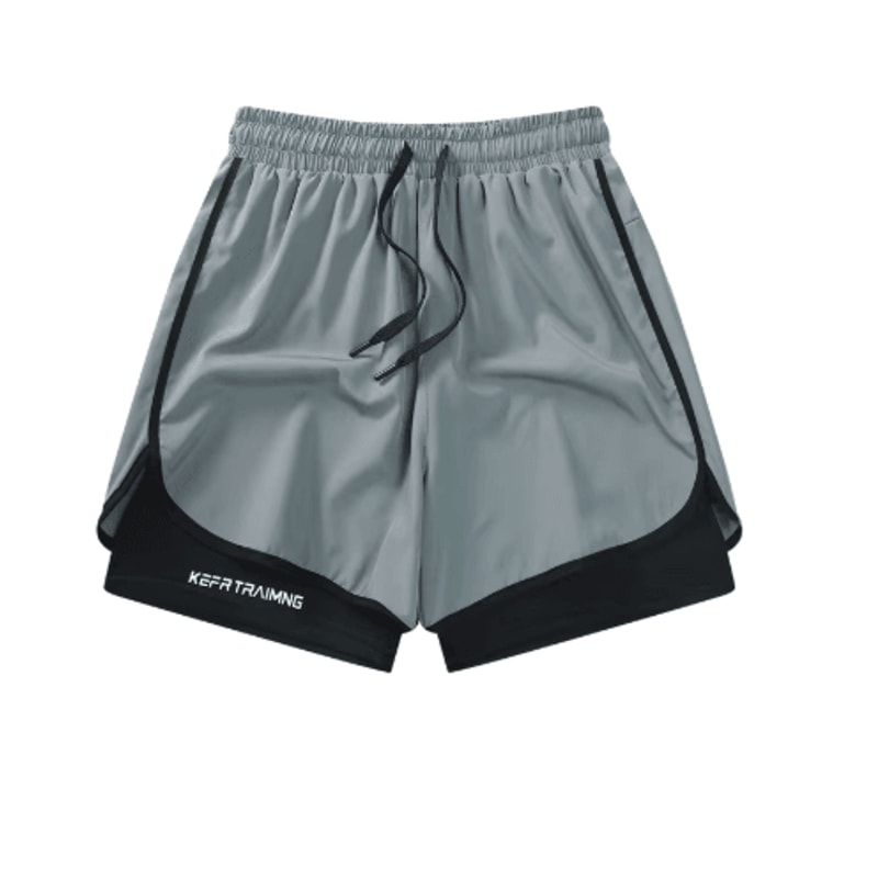 Ice Silk Mens Sports Shorts Quick Dry Running Basketball Fitness Set 9