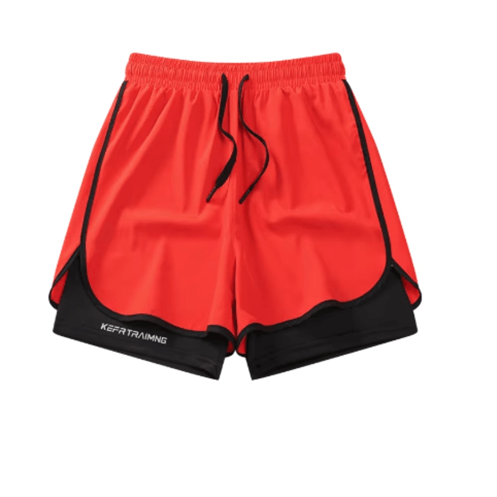 Ice Silk Mens Sports Shorts Quick Dry Running Basketball Fitness Set 10