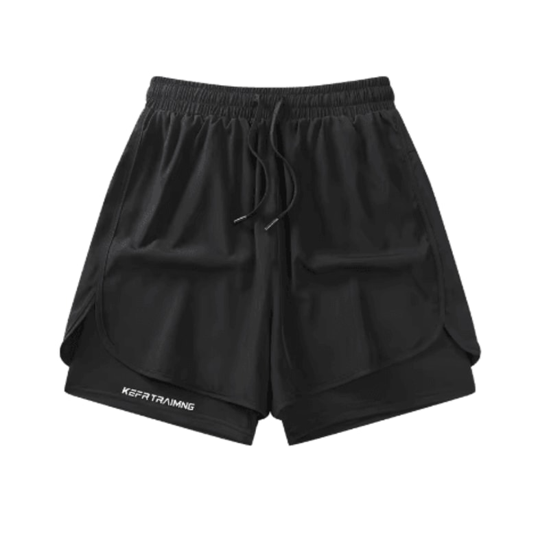 Ice Silk Mens Sports Shorts Quick Dry Running Basketball Fitness Set 3