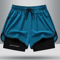 Ice Silk Mens Sports Shorts Quick Dry Running Basketball Fitness Set 4