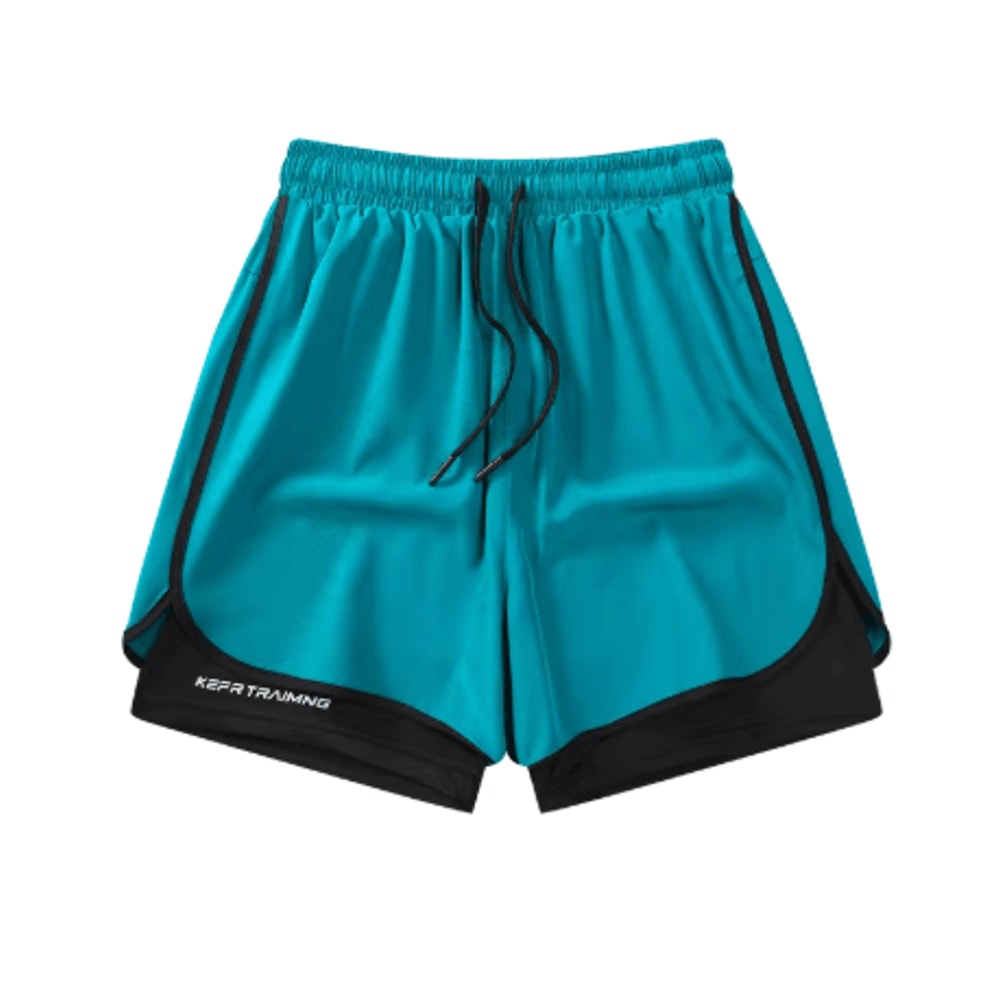 Ice Silk Mens Sports Shorts Quick Dry Running Basketball Fitness Set 5