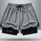 Ice Silk Mens Sports Shorts Quick Dry Running Basketball Fitness Set 7