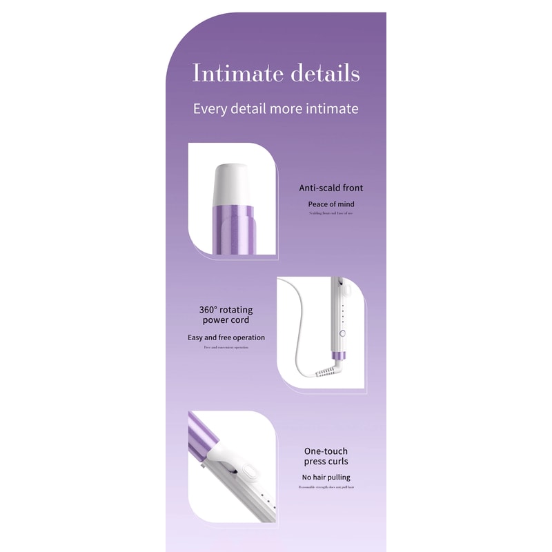 32mm Negative Ion Hair Curler For Large Volume Curls 0