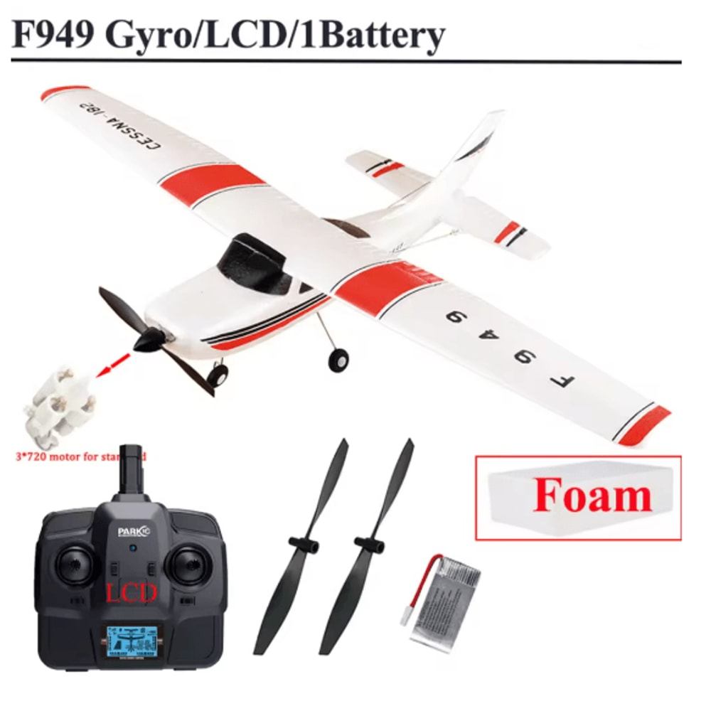 WLtoys F949 RC Airplane Cessna 182 With Gyroscope And 3D6G Flight Mode 5