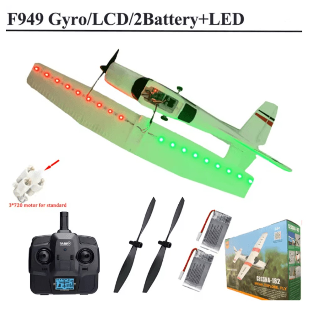 WLtoys F949 RC Airplane Cessna 182 With Gyroscope And 3D6G Flight Mode 7