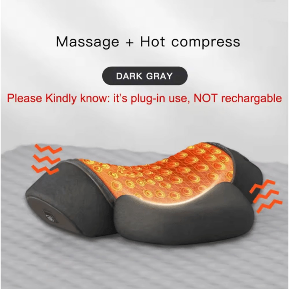 Electric Neck Massage Pillow With Heat And Cervical Support 5