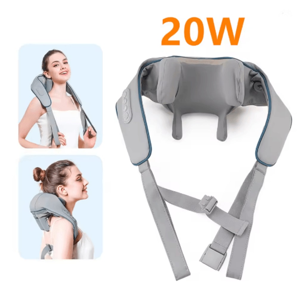 Wireless Neck And Shoulder Massager With Deep Kneading Heat 2