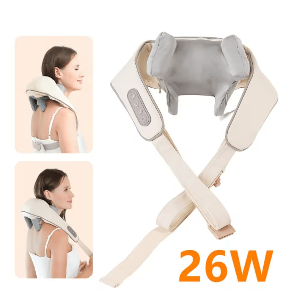 Wireless Neck And Shoulder Massager With Deep Kneading Heat 3