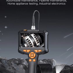 hd industrial endoscope camera with 4.3 inch ips screen and waterproof borescope