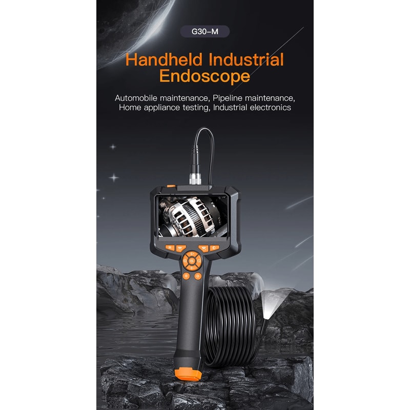 HD Industrial Endoscope Camera With 43 Inch IPS Screen And Waterproof Borescope 0