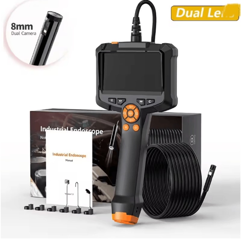 HD Industrial Endoscope Camera With 43 Inch IPS Screen And Waterproof Borescope 4