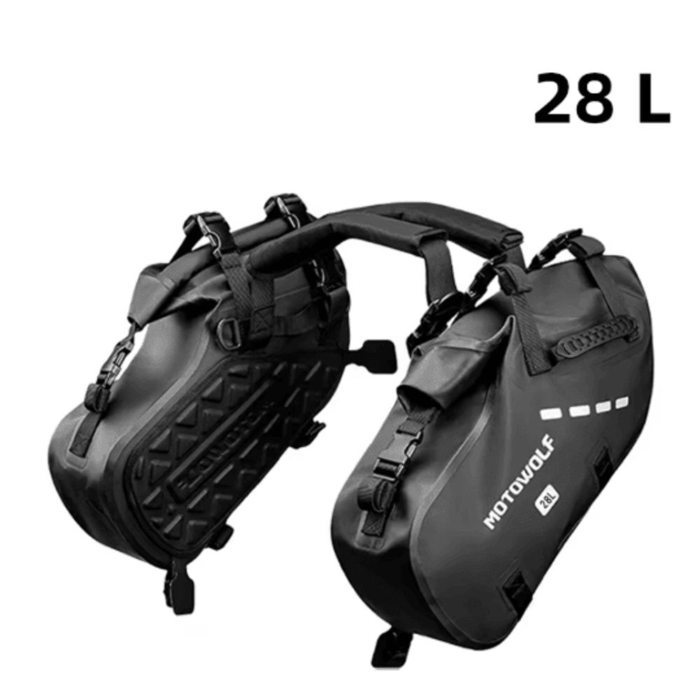 Waterproof Large Capacity Motorcycle Pannier Bag Side Saddle Luggage 4