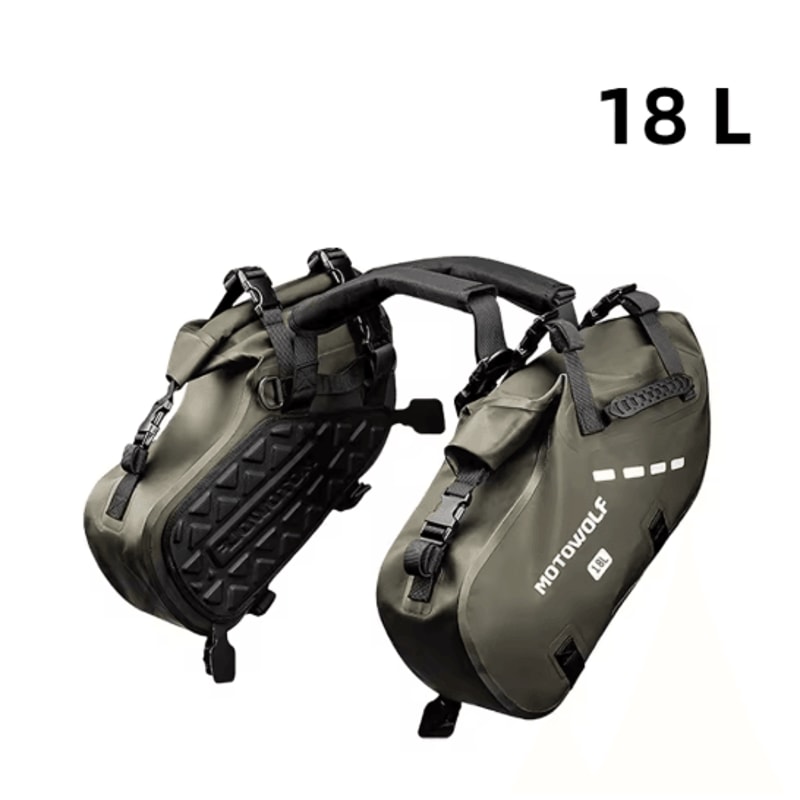 Waterproof Large Capacity Motorcycle Pannier Bag Side Saddle Luggage 6