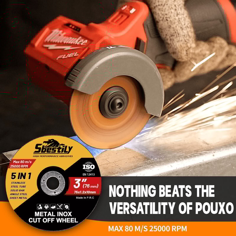 75mm Metal Cutting Disc Mini Cut Off Wheel For Steel And Stainless Steel 0