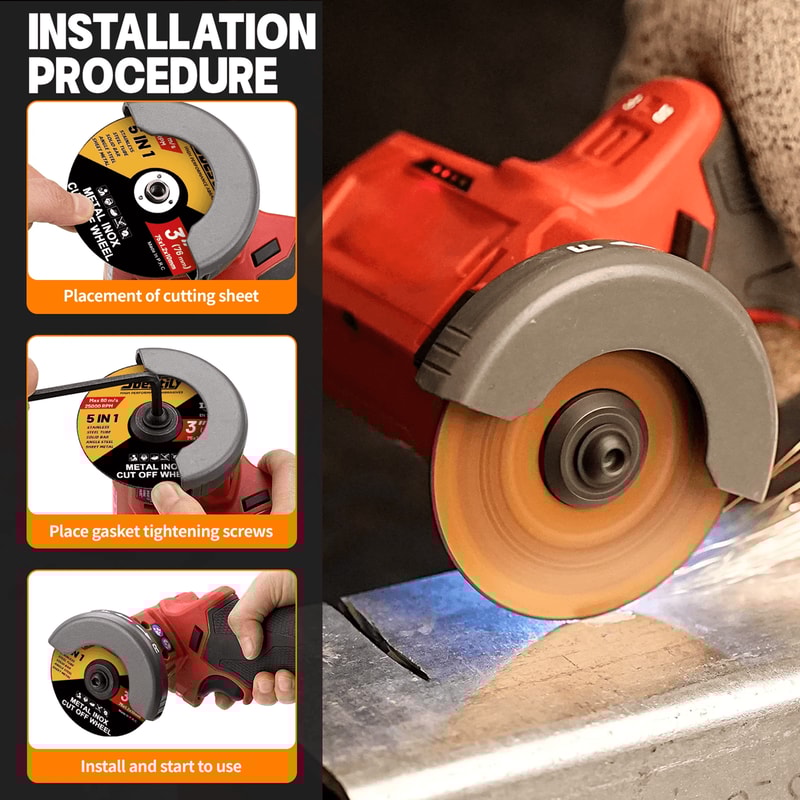 75mm Metal Cutting Disc Mini Cut Off Wheel For Steel And Stainless Steel 2